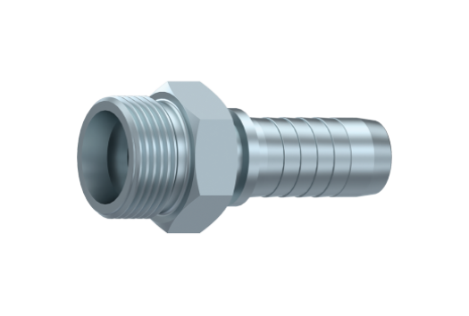 Preskobling 3/8" slange, L12, M18, for let rr, metrisk male