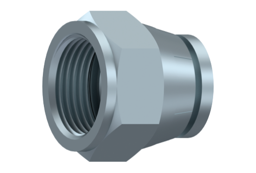 Slutprop JIC 3/4" Female, 37 gr. JIC konus