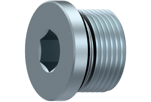 Slutprop Metrisk M18 x 1,5 Male, m/ o-ring, indv. 6-kant 