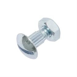 Bolt M6 x 16 (rouleret) m/klemmtrik til knivblad