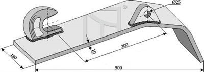 Redskabsbeslag til psvejsning hjre