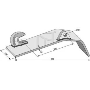Redskabsbeslag til psvejsning hjre
