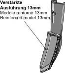 Bourgault spids forstrket