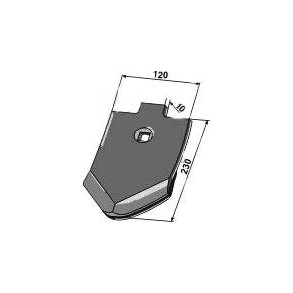 Lemken Smaragd spids med belgning 
