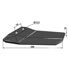 Lemken Smaragd vingesk�r forkr�bbet belagt venstre