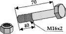 Bolt M16 x 2 x 70 (10.9)