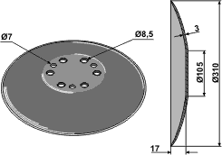 Accord tallerken 310 mm
