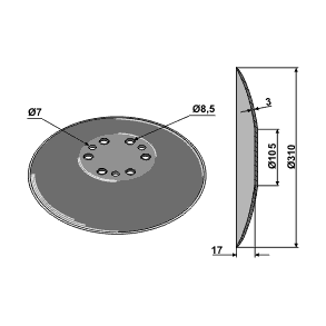Accord tallerken 310 mm