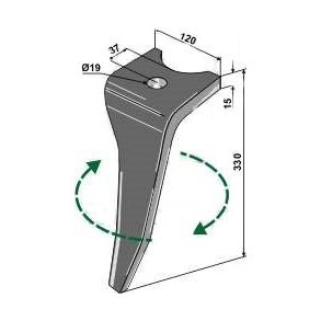 Amazone KG SUPER rotorharvetand hjre 