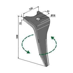 Amazone KG SUPER rotorharvetand venstre