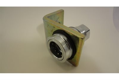 Monteringsbeslag med 1 stk. lynkobling 1/2" hunpart Push-Pull ISO-A