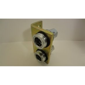 Monteringsbeslag med 2 stk. lynkoblinger 1/2