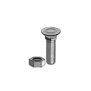 Bolt M16x75 m/firkantsats
