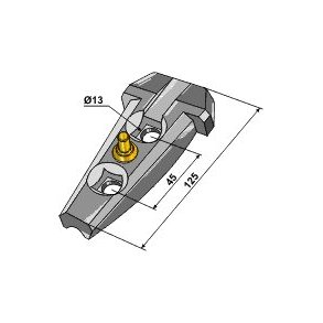 Bourgault holder m. ls