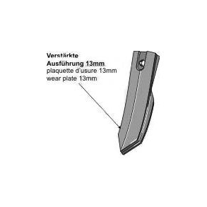 Bourgault spids forstrket