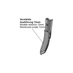 Bourgault spids forstrket