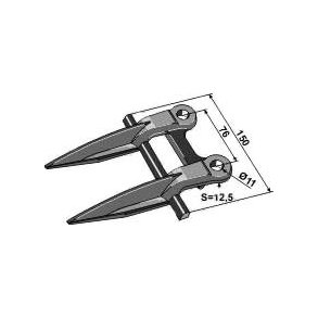 Claas dobbeltfinger Lexion 626295.1