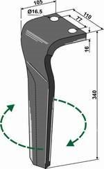 Dowdeswell rotorharvetand h�jre