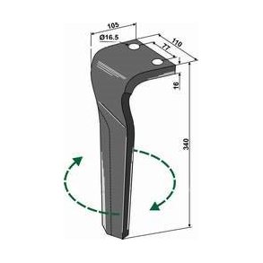 Dowdeswell rotorharvetand h�jre