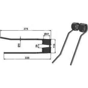 Fransgaard fjeder h�jre