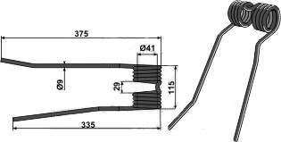Fransgaard fjeder h�jre