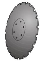 HE-VA takket tallerken 510 mm