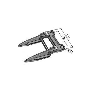 John Deere dobbeltfinger Z11228