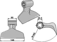 Maschio hammerslagle 20,5