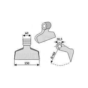 Maschio hammerslagle 20,5