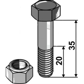 Muratori bolt M12 x 1,25 x 35 (12.9)