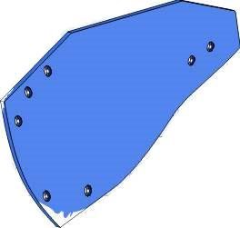 Rabewerk muldplade venstre HRP-350WL