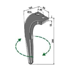 Rabewerk MKE rotorharvetand hjre