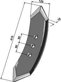Dalbo Dinco spids 410 mm 