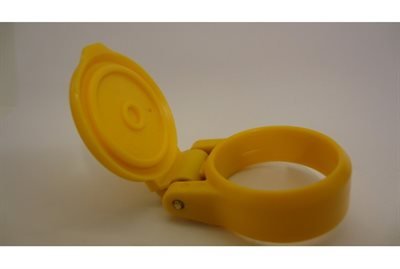 Stvdksel gul, passer til 1/2" lynkoblinger