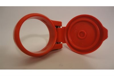 Stvdksel rd, passer til 1/2" lynkoblinger