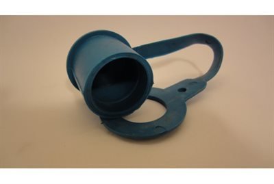 Stvhtte bl, i bld plast for 1/2" hanpart ISO-A lynkobling