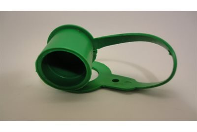 Stvhtte grn, i bld plast for 1/2" hanpart ISO-A lynkobling