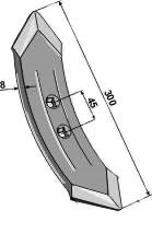 Kongskilde spids for vingeskr 65 x 8 mm