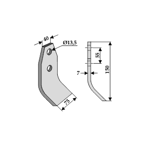 Taarup grnthster (dobbelt) kniv