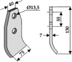 Taarup grnthster (dobbelt) bagstykke