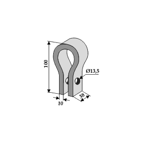 Taarup grnthster (dobbelt) knivholder