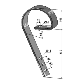 Slbetand  uden slidstykke